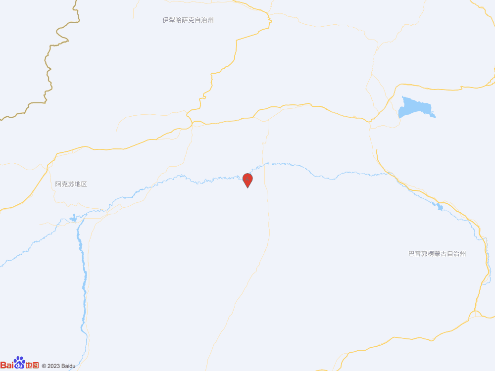 新疆阿克苏地区库车市（北纬40.89度，东经83.94度）发生3.9级地震